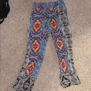 Fun stretchy colorful pants!